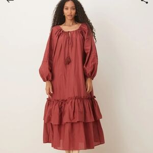 ASOS Burgundy Maxi Dress